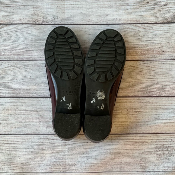 Kate Spade Burgundy Loafers - Picture 4 of 4
